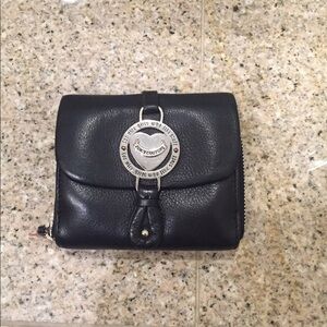 Juicy Couture Black Wallet with Silver Accents